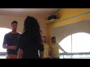 Dance rehearsal with James Scott for Unforgotten